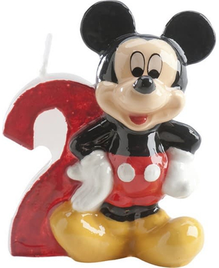  Bougie chiffre 2 Mickey™, fig. 1 