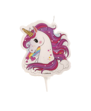  Bougie d'anniversaire licorne magique 7,5 cm, fig. 1 