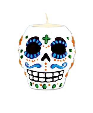  Bougeoir crâne Dia de los Muertos 7 cm, fig. 1 