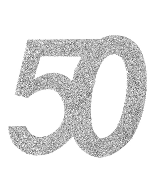  6 Confettis anniversaire 50 ans 5 x 5 cm, fig. 1 