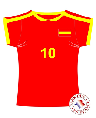  Spanien-Trikot-Wanddekoration, fig. 1 