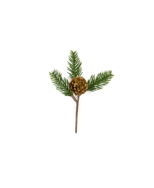  Décoration branche de sapin avec pomme de pin 15 cm, fig. 1 