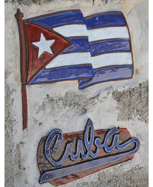  Décoration murale Cuba 30 x 41,5 cm, fig. 1 