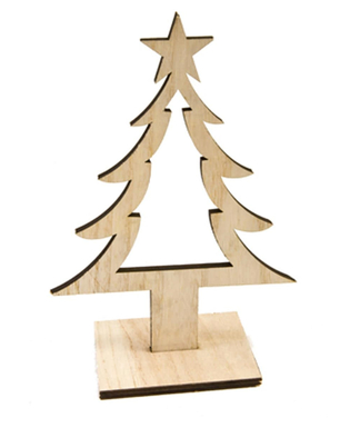  Décoration Sapin de Noël en bois 25 cm, fig. 1 