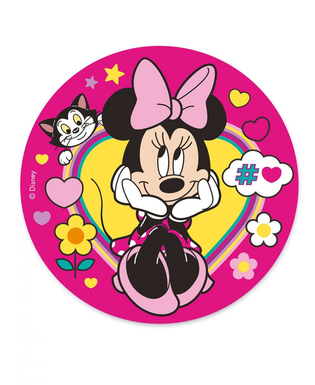  Disque en azyme Minnie™ rose 20 cm, fig. 1 