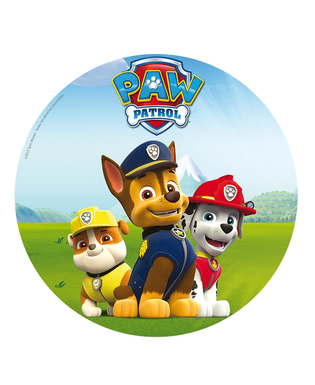  Esspapier-Scheiben Paw Patrol™ 20 cm, fig. 1 