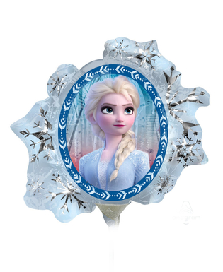  Frozen 2™-Aluminiumballon Raumdekoration Elsa und Anna blau-silber, fig. 1 