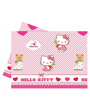  Nappe en plastique Hello Kitty™ 120 x 180 cm, fig. 1 