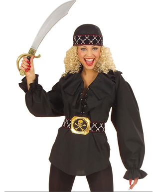  Chemise noire pirate femme, fig. 1 