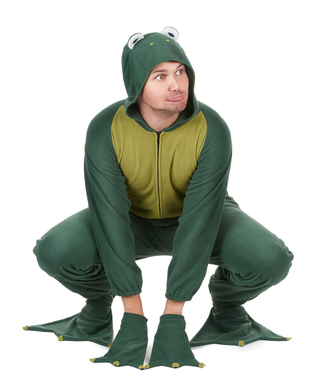  Herren-Jumpsuit mit Frosch-Kapuze, fig. 1 