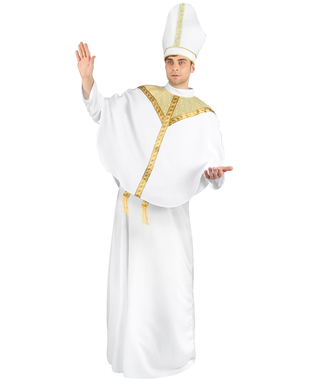  Bischofskostüm für Herren Religion weiss-gold, fig. 1 