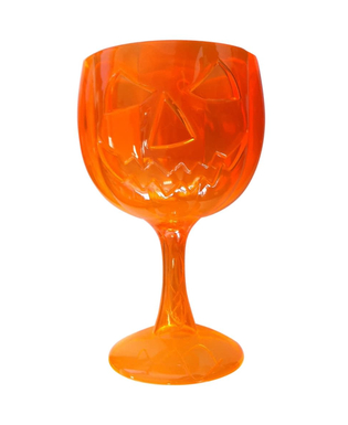  Verre à pied en plastique citrouille d'Halloween orange, fig. 1 