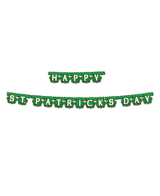  Guirlande Happy St. Patrick's Day verte 2 m, fig. 1 