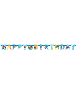  Happy Birthday Top Wing™ Papier-Buchstabengirlande 218 x 12 cm, fig. 1 