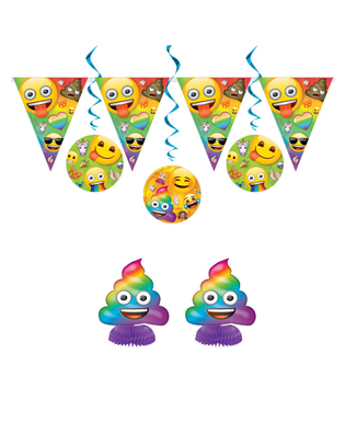  Kit anniversaire Emoji Rainbow™ 7 pièces, fig. 1 