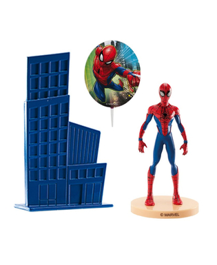  Kit cake toppers en plastique Spiderman™ 8,5 cm, fig. 1 