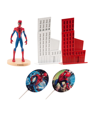  Kit décoration gâteau Spiderman™ 8 cm, fig. 1 