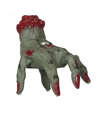  Zombiehand animiert Halloween-Deko grün-rot 20cm, fig. 1 