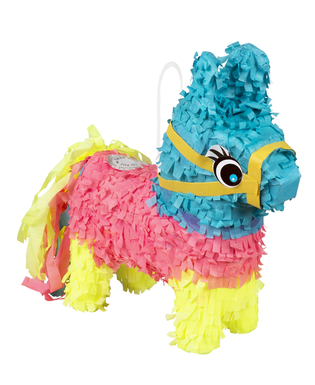  Mini piñata âne multicolore 20 x 18 cm, fig. 1 