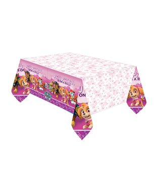  Nappe en plastique rose Pat'Patrouille™ 137 x 243 cm, fig. 1 