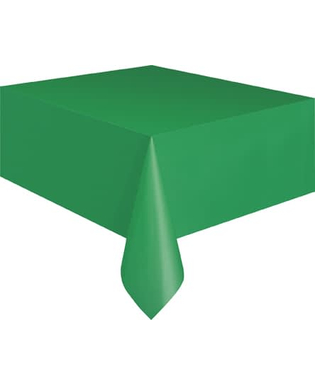  Nappe rectangulaire en plastique vert émeraude 137 x 274 cm, fig. 1 