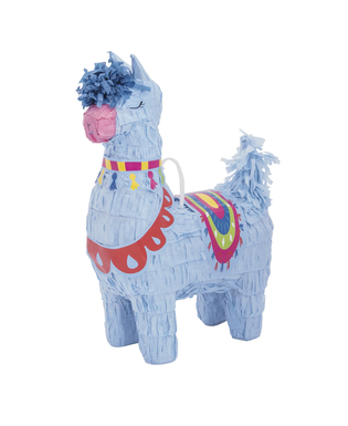  Mini piñata lama bleu 16 cm, fig. 1 