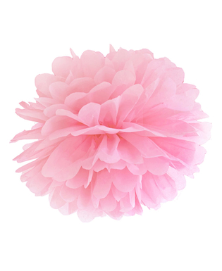  Pompon Hängedeko  aus Papier rosa, fig. 1 