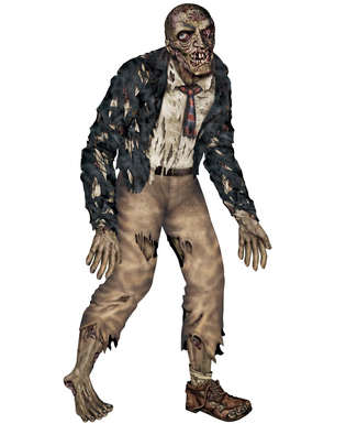  Halloween beweglicher Zombie 1m80, fig. 1 