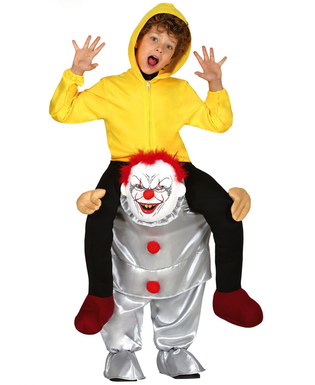  Psychopathischer Clown-Rucksackkostüm für Kinder, fig. 1 