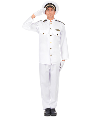  Déguisement uniforme d'officier de la marine homme, fig. 1 