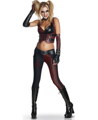  Déguisement Harley Quinn Batman Arkham City™ femme, fig. 1 