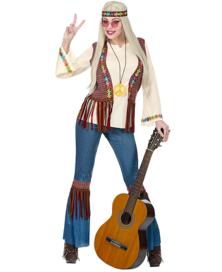  Déguisement hippie peace femme, fig. 1 