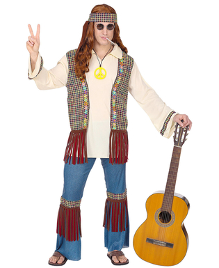  Déguisement hippie peace homme, fig. 1 