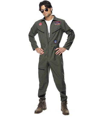  Déguisement pilote de ligne Top Gun™ homme, fig. 1 