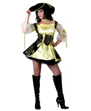  Déguisement pirate jaune femme, fig. 1 