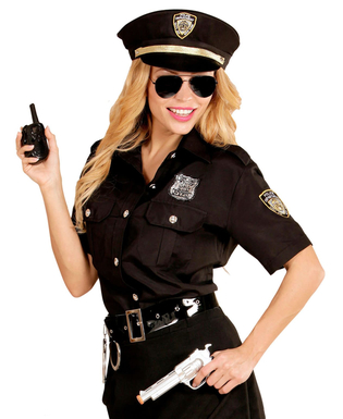  Déguisement policière noire femme, fig. 1 