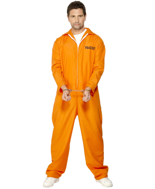  Déguisement prisonnier orange homme, fig. 1 