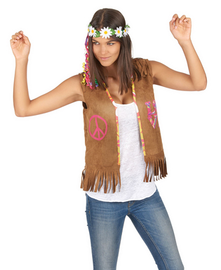  Gilet hippie femme 55 cm, fig. 1 