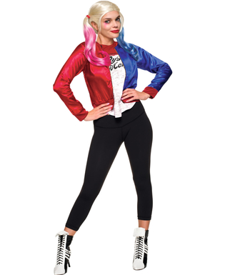  Veste et t-shirt intégré Harley Quinn Suicide Squad™ femme, fig. 1 