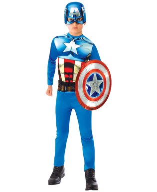  Coffret classique Captain America™ avec bouclier garçon, fig. 1 