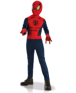  Spider Man™-Kinderkostüm klassisch Lizenz blau-rot, fig. 1 