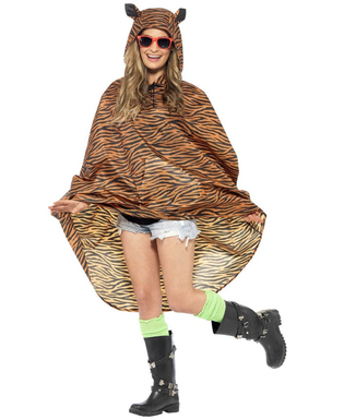  Tigerponcho für Erwachsene, fig. 1 