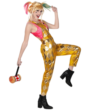  Harley Quinn Birds of Prey™ Gold-Overall für Damen, fig. 1 