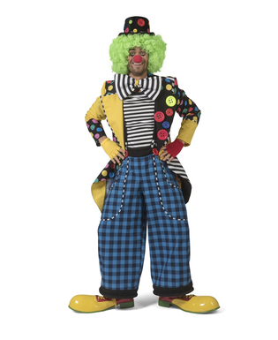  Veste clown queue-de-pie avec gros nœud homme, fig. 1 