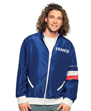  Frankreich-Jacke für Herren blau-weiss-rot, fig. 1 