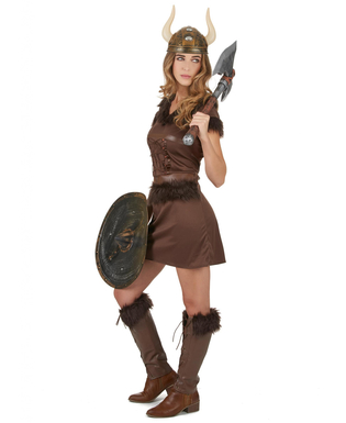  Déguisement Viking Sexy marron Femme, fig. 1 