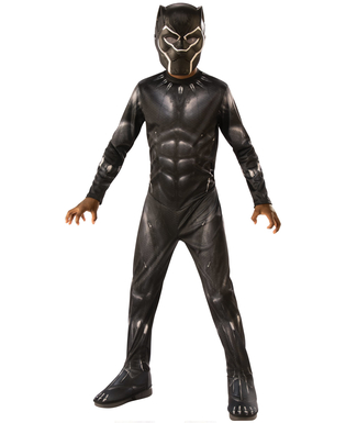  Black Panther™-Kinderkostüm Lizenz schwarz, fig. 1 