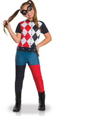  Déguisement classique Harley Quinn™ fille, fig. 1 