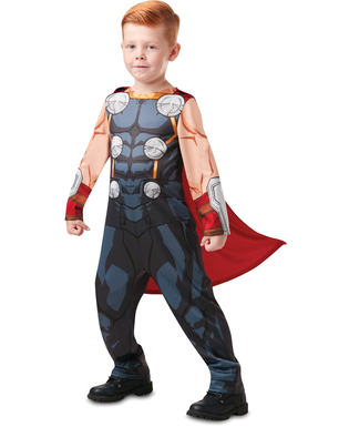  Thor™-Superhelden-Kinderkostüm Marvel™-Verkleidung grau-rot, fig. 1 