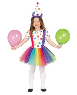  Clownskostüm mit Tüllrock für Kinder, fig. 1 